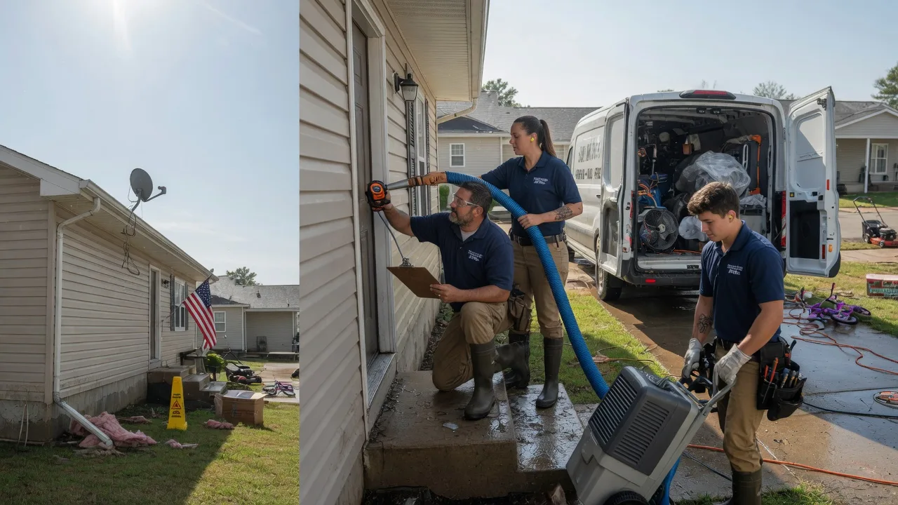 Ceiling Water Damage Restoration in Hustonville, KY near me